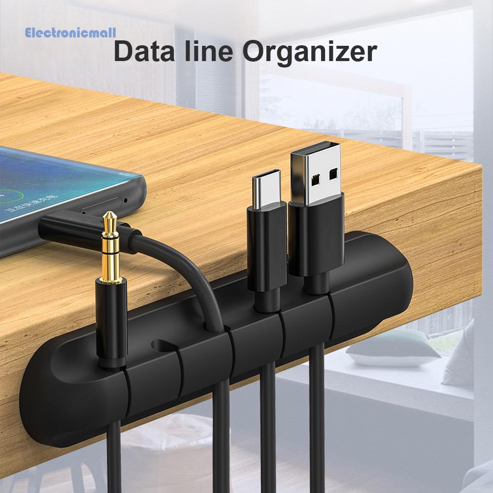 Dụng cụ kẹp dây cáp điện bằng silicon tự dính tiện dụng
