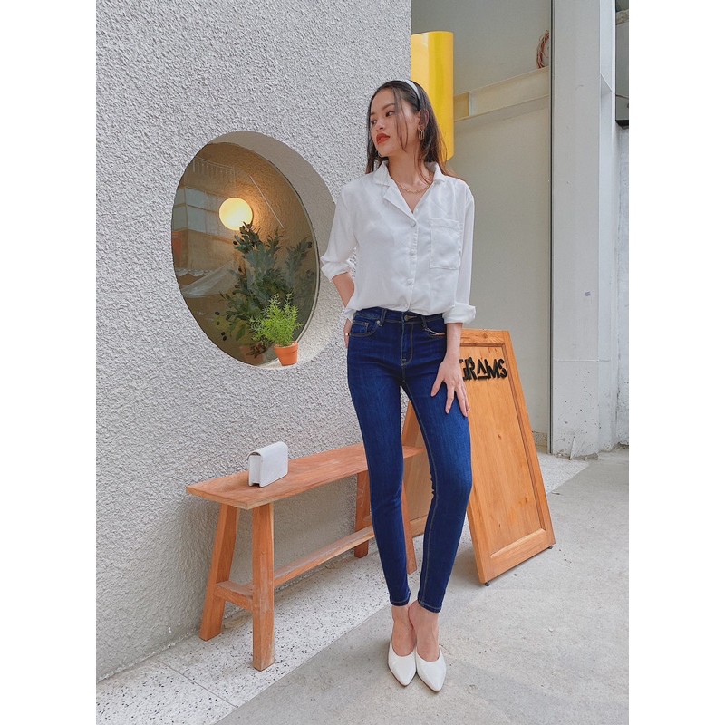 Quần jean nữ ôm Skinny Pants, LUCETFASHION, quần bò nữ