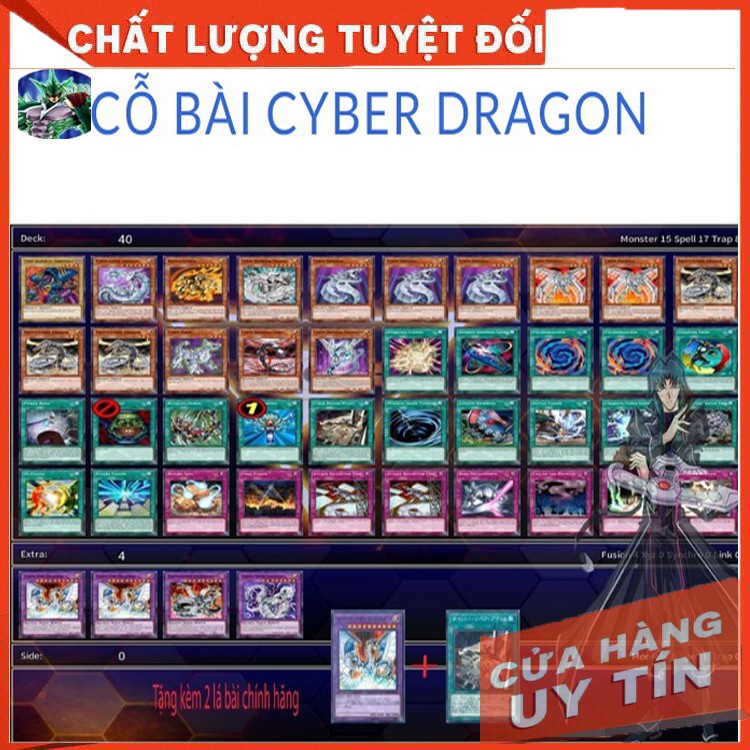 Bộ bài in giá rẻ Cyber Dragon của Ryo Kaiser
