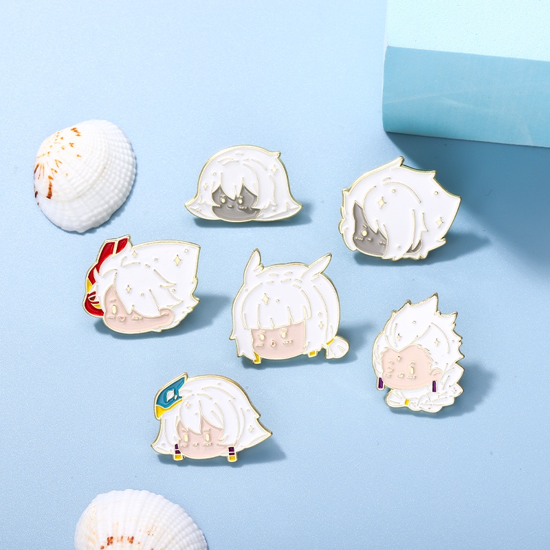 Ghim Cài Áo Hình Nhân Vật Game Anime Dễ Thương Dành Cho Học Sinh