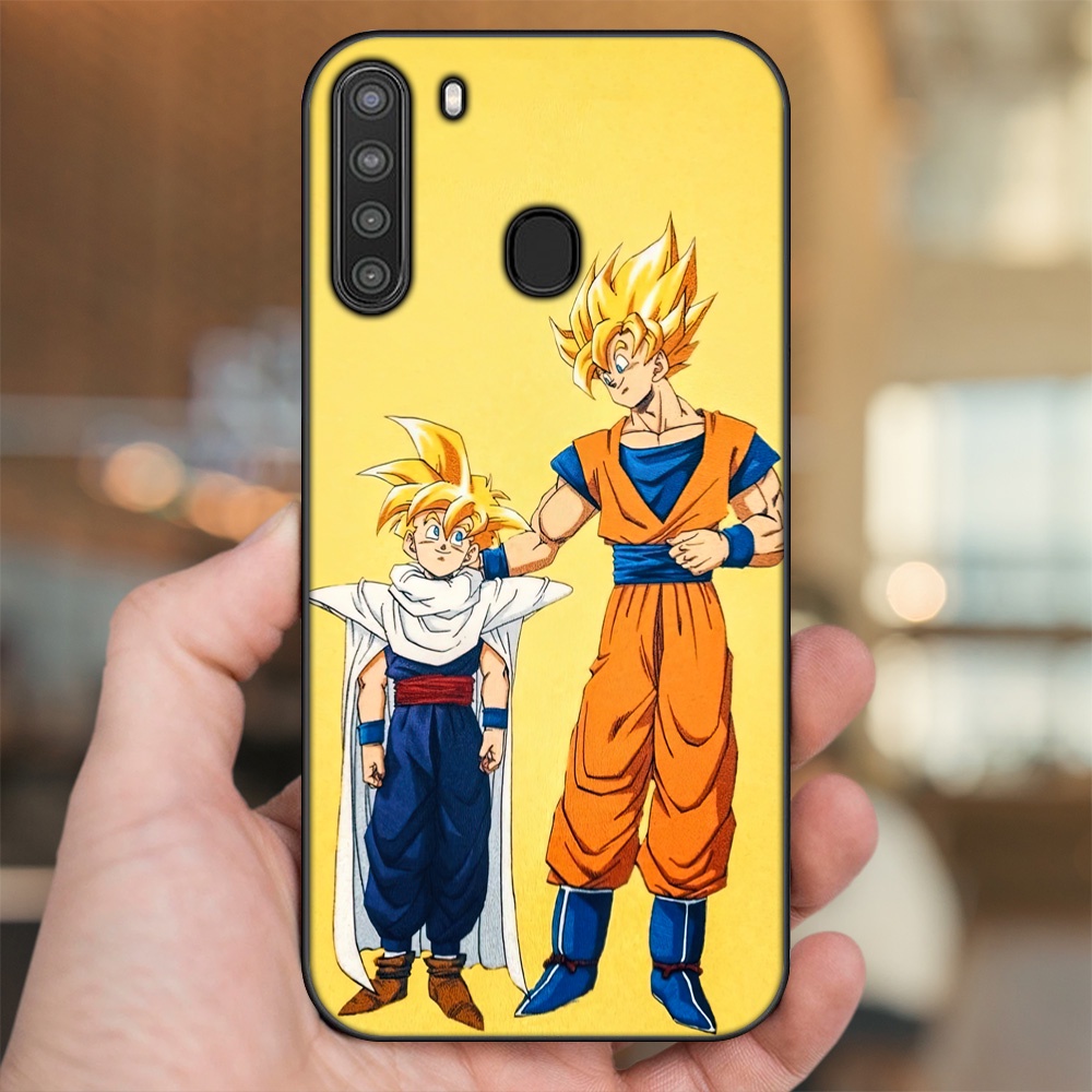 Ốp lưng Samsung A21 viền đen in hình Gohan Dragon Ball