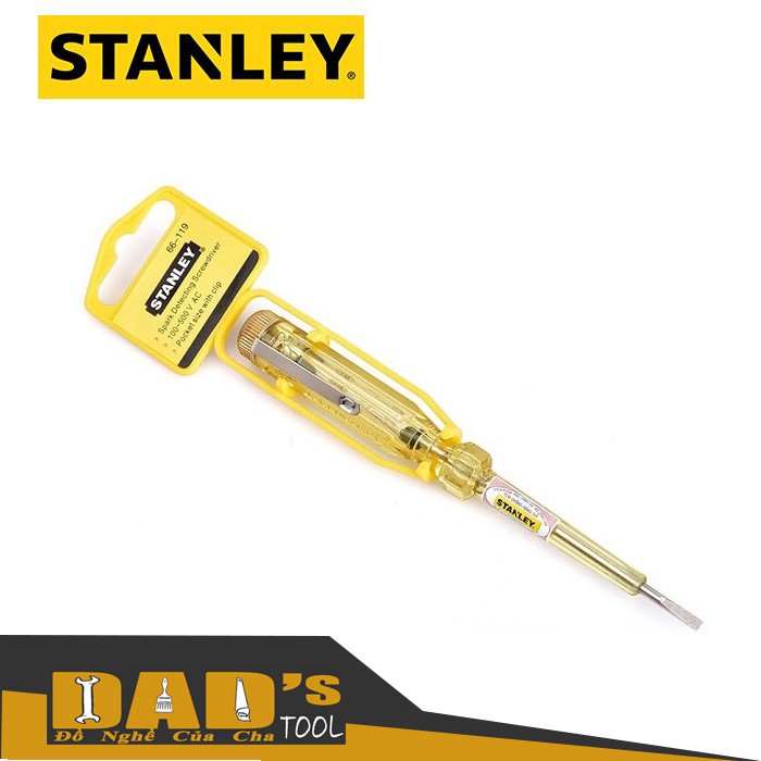 BÚT THỬ ĐIỆN 100-500VAC - STANLEY 66-119/120