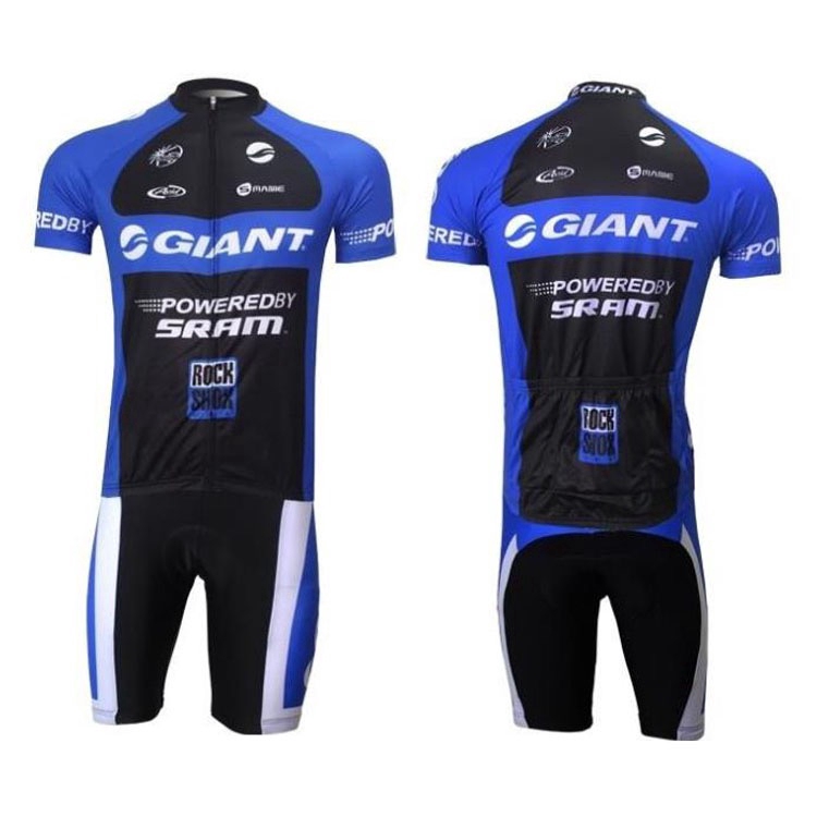 Quần áo xe đạp GIANT Mens Cycling Jersey Set Breathable Short Sleeve Gel Padded Short Bicycle Ride Pants