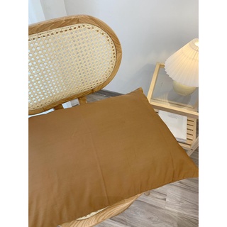 Vỏ gối cotton Hàn màu nâu đất JOEY -COME29