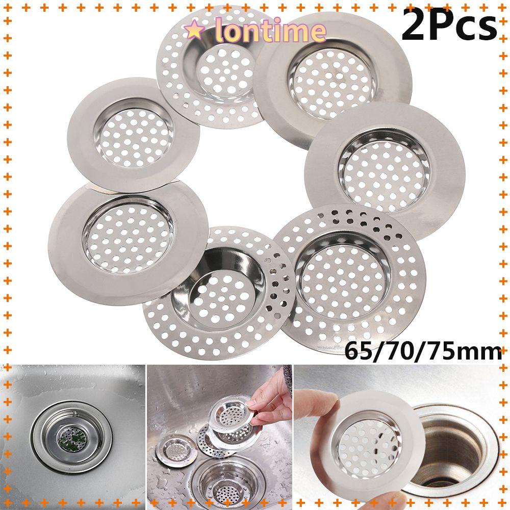 Set 2 Lưới Lọc Rác Bồn Rửa Chén Bằng Thép Không Gỉ