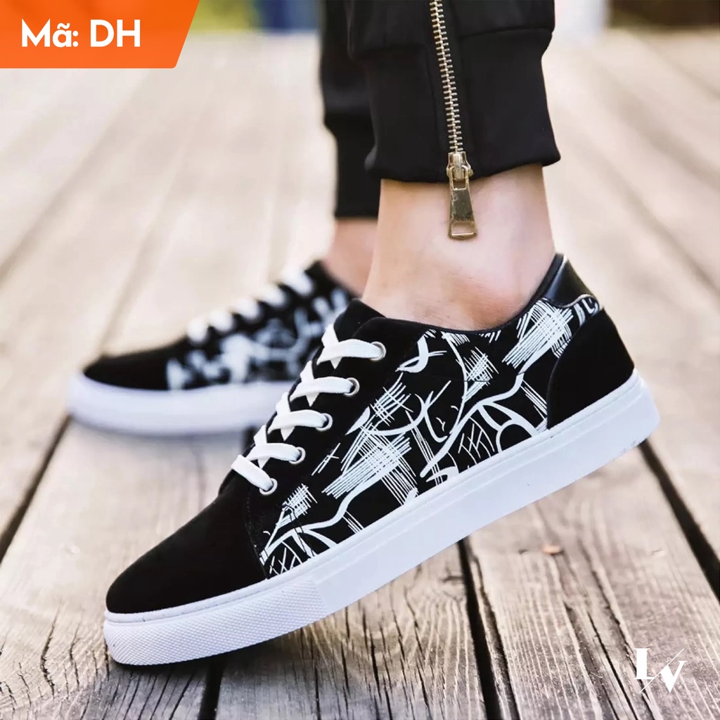Giày Da Nam Sneaker Kiểu Dáng Thể Thao Phong Cách Trẻ Trung Hot Trend 2022
