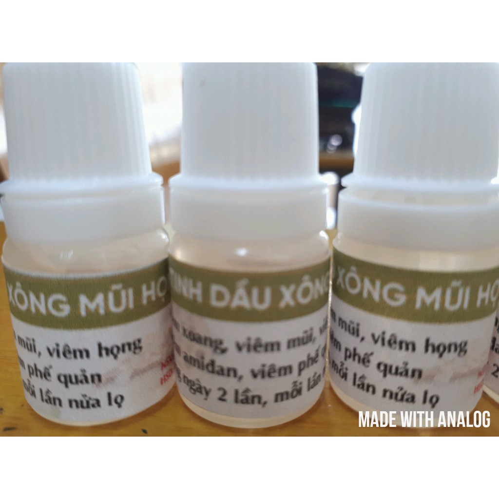Tinh dầu xông mũi họng 100% thảo dược thriiên nhiên