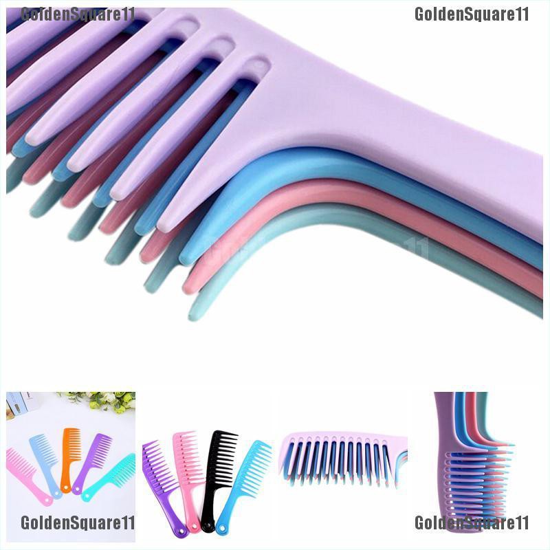 [Hàng mới về] Lược chải tóc răng thưa bằng nhựa gỡ rối chống tĩnh điện cho salon tạo kiểu tóc