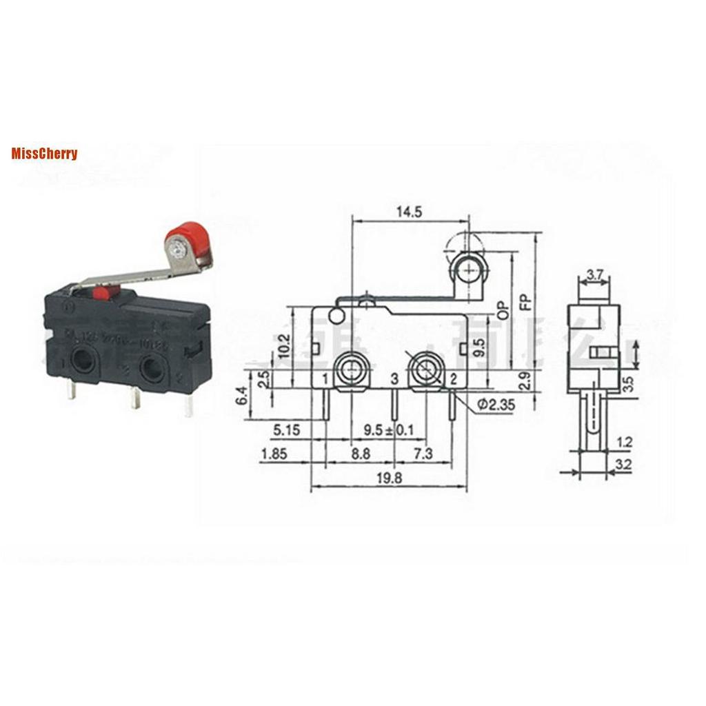 Bộ 5 Công Tắc Microcircuit Kw12-3 Chất Lượng Cao