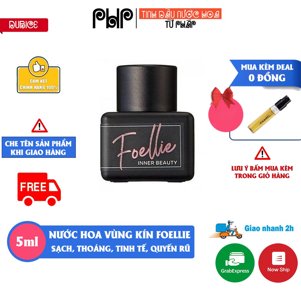 Nước Hoa Vùng Kín Foellie Eau De Innerb Perfume Bijou - Màu đen ( dịu ngọt)