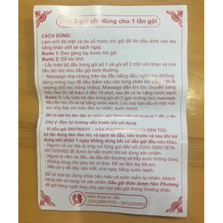 Dầu Gội Thảo Dược Đen Tóc Shitinsof Hán Phương Linh Chi