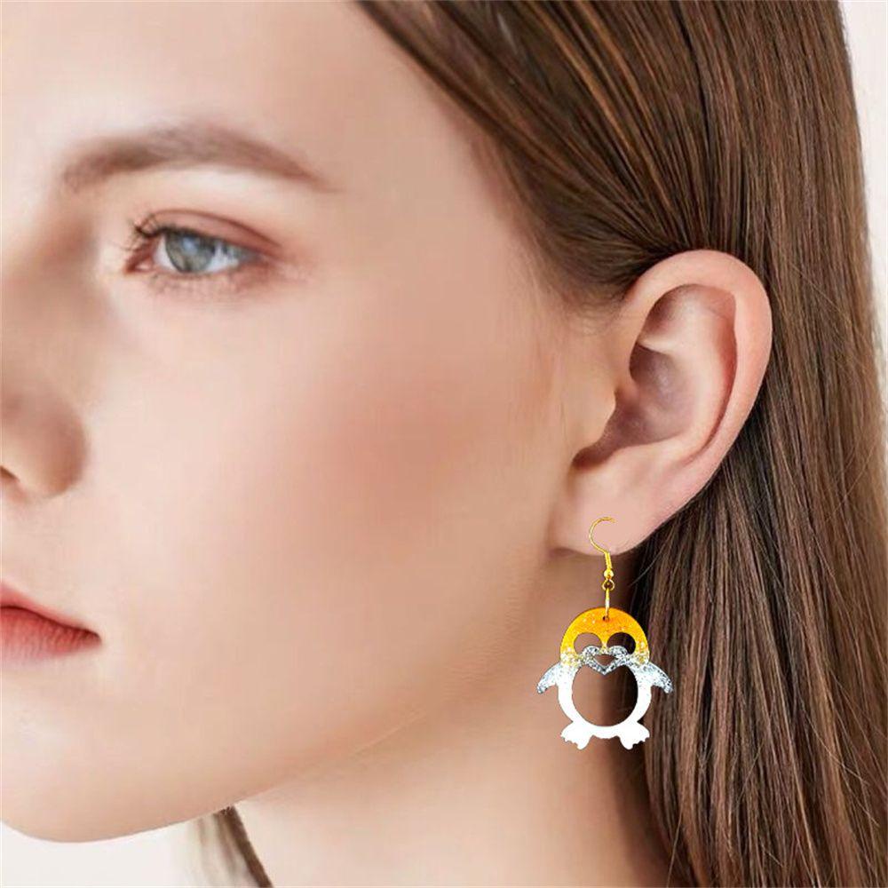 WATTLE Khuôn Silicone Làm Mặt Trang Sức Hình Động Vật Đáng Yêu