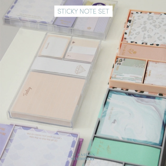 Set giấy ghi chú - Sticky Note Set