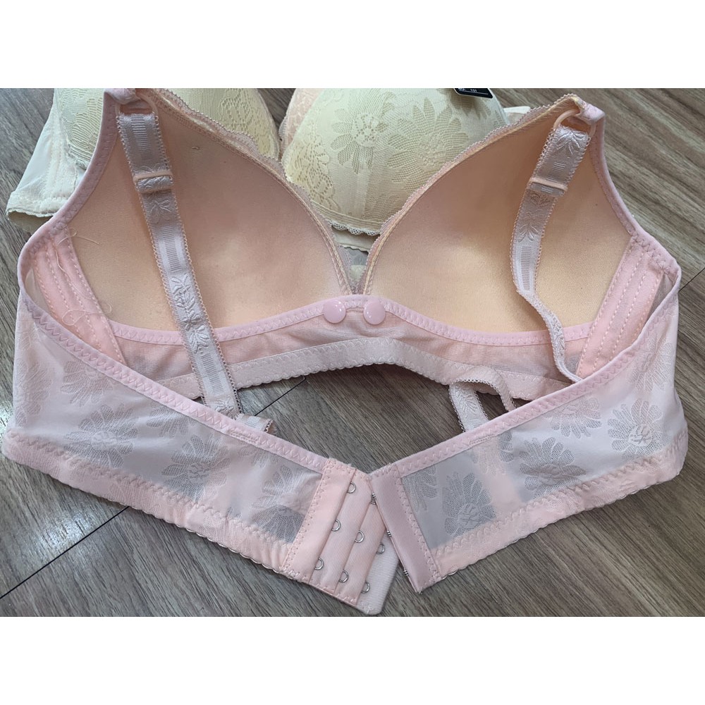[SIZE 38,40,42] Áo ngực bầu và cho con bú không gọng có ren mặc được bầu và sau sinh có 3 size chống xệ thoáng mát mút