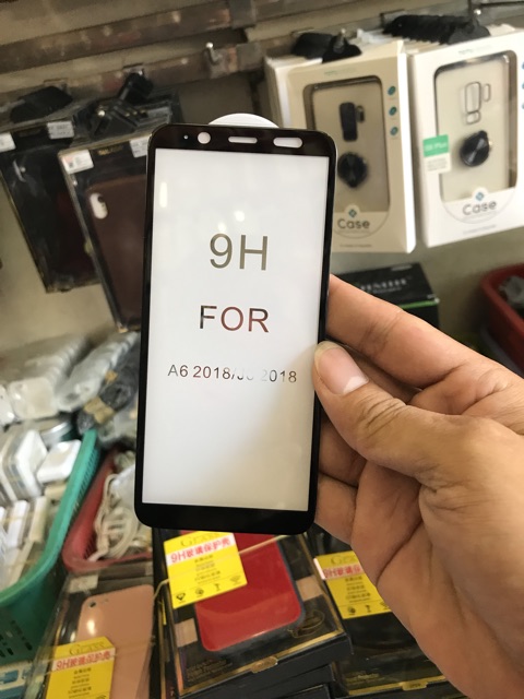 Kính cường lực 5D Samsung A6 / A6 plus 2018 loại xịn