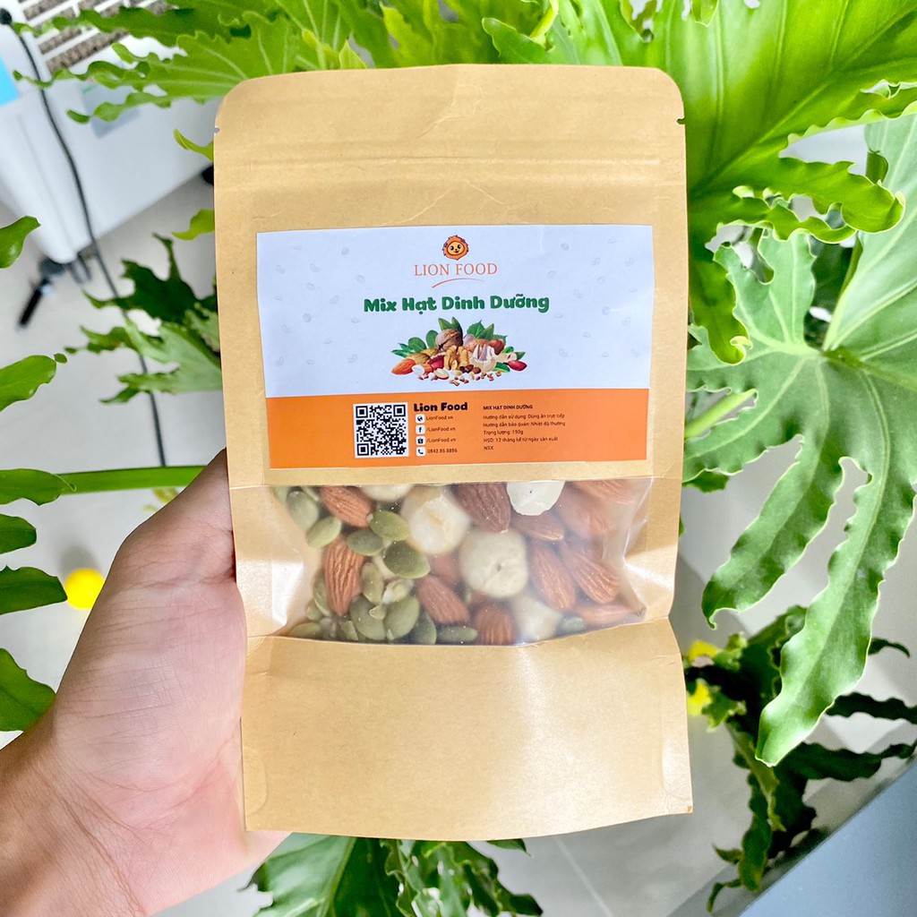 Hạt dinh dưỡng mix 3 loại, hạt dinh dưỡng ăn liền, tốt cho sức khỏe, LION FOOD