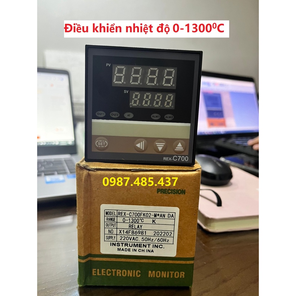 Đồng hồ điều khiển nhiệt 0-1300 độ C - REX C700 C100 M*DA