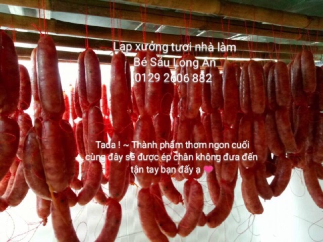 COMBO 10KG LẠP XƯỞNG TƯƠI NHÀ LÀM LONG AN