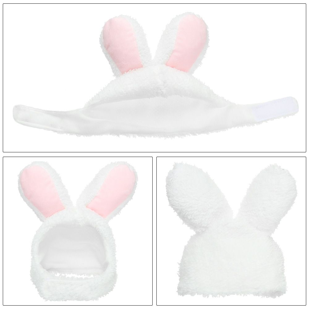 Mũ đội hình thỏ xinh xắn dễ thương vui nhộn cho thú cưng