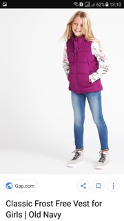 áo bé gái old navy gile phao (1-16 tuổi)
