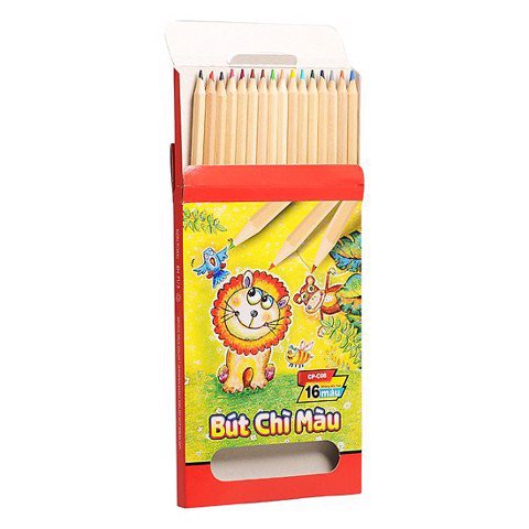 Bút chì màu Thiên Long Colokit CP-C08- 16 màu- Chì màu cao cấp- Không độc hại