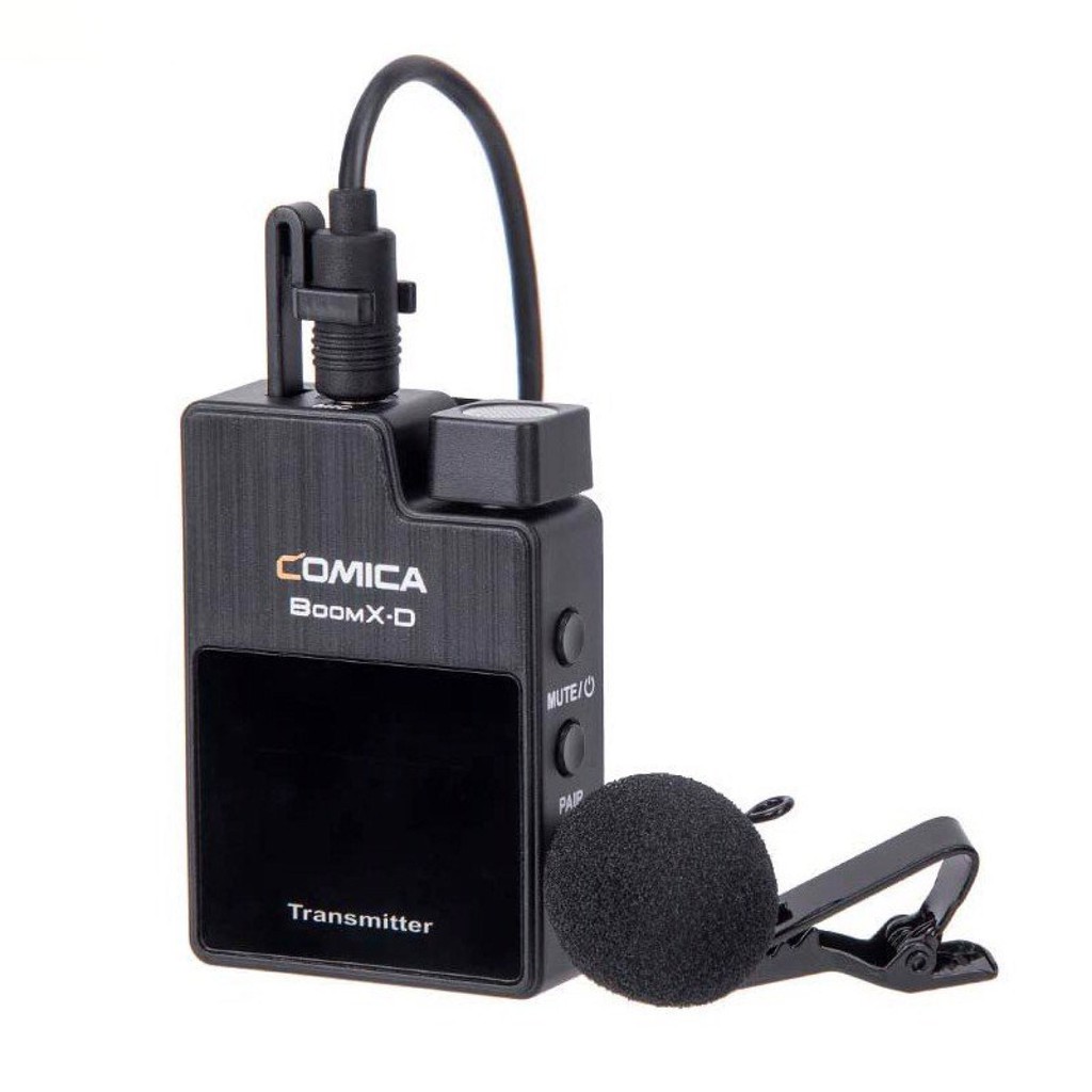 Micro cài áo không dây cho điện thoại, máy ảnh | Comica BoomX-D