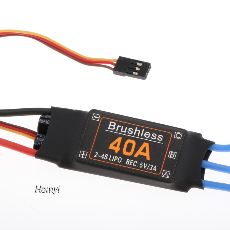 Esc Không Chổi Than 40A Cho Máy Bay Điều Khiển Từ Xa