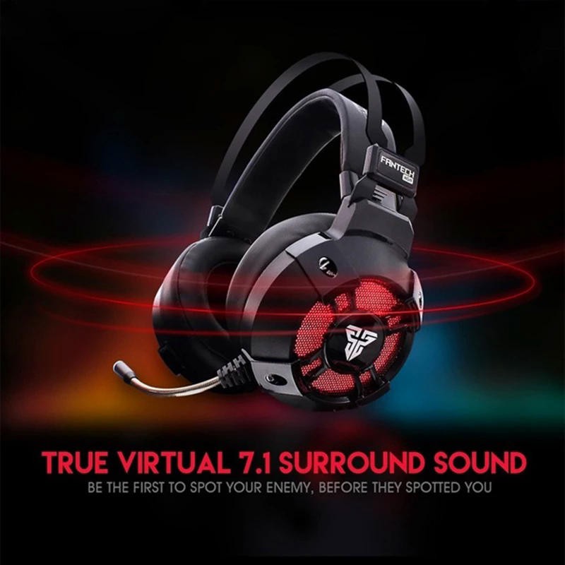 Tai nghe Gaming 7.1 Fantech HG11 và HG11_Pro Captain LED RGB Hỗ Trợ Mic Chống Ồn - Hãng Phân Phối Chính Thức