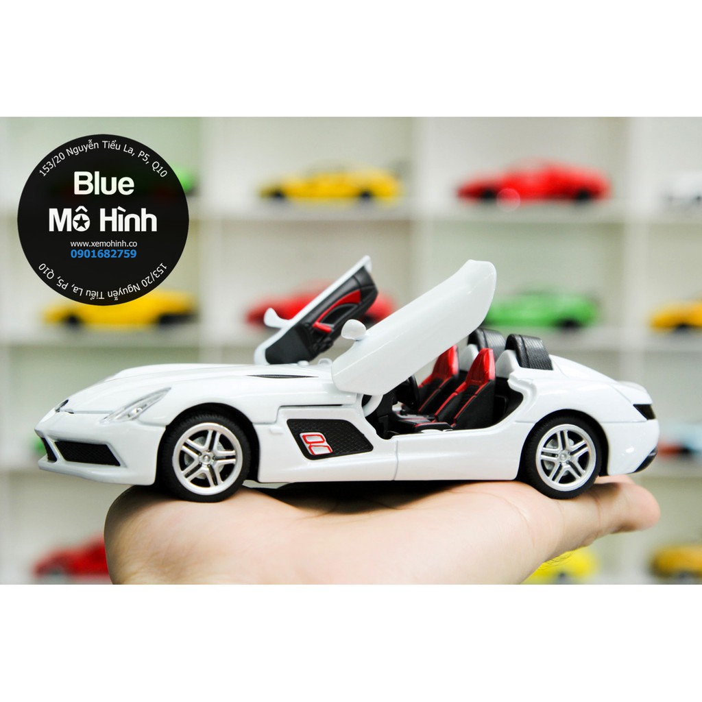 Blue mô hình | Xe mô hình Mercedes McLaren SLR Stirling Moss 1:32