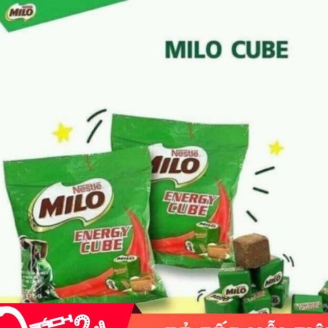 Kẹo Milo Cube thái lan 275g - 100 viên/bịch