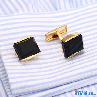 Khuy măng sét - Cufflink hàng nhập khẩu chính hãng cao cấp QT1370
