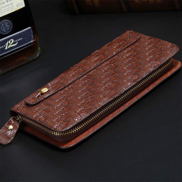 Ví dài kiểu da rắn phong cách Châu âu có ngăn đựng thẻ tín dụng