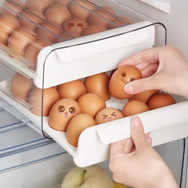 Khay đựng trứng- Khay đựng trứng 2 tầng 32 ô tiện dụng