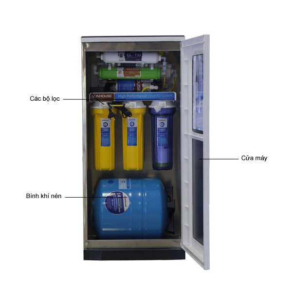 Máy lọc nước Sunhouse 9 lõi nóng lạnh, máy lọc nước RO cao cấp- SHR8669B | BigBuy360 - bigbuy360.vn