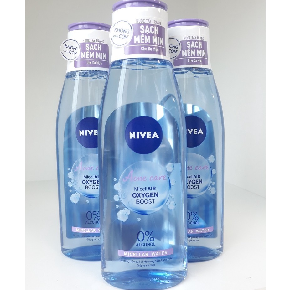 Nước Tẩy Trang Da Mụn Nivea Acne Care Micellar Water 200ml