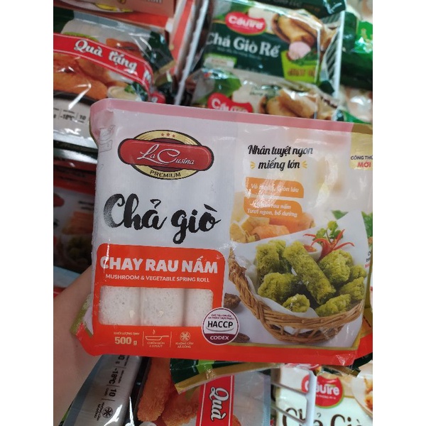 Chả giò chay rau nấm gói 500g