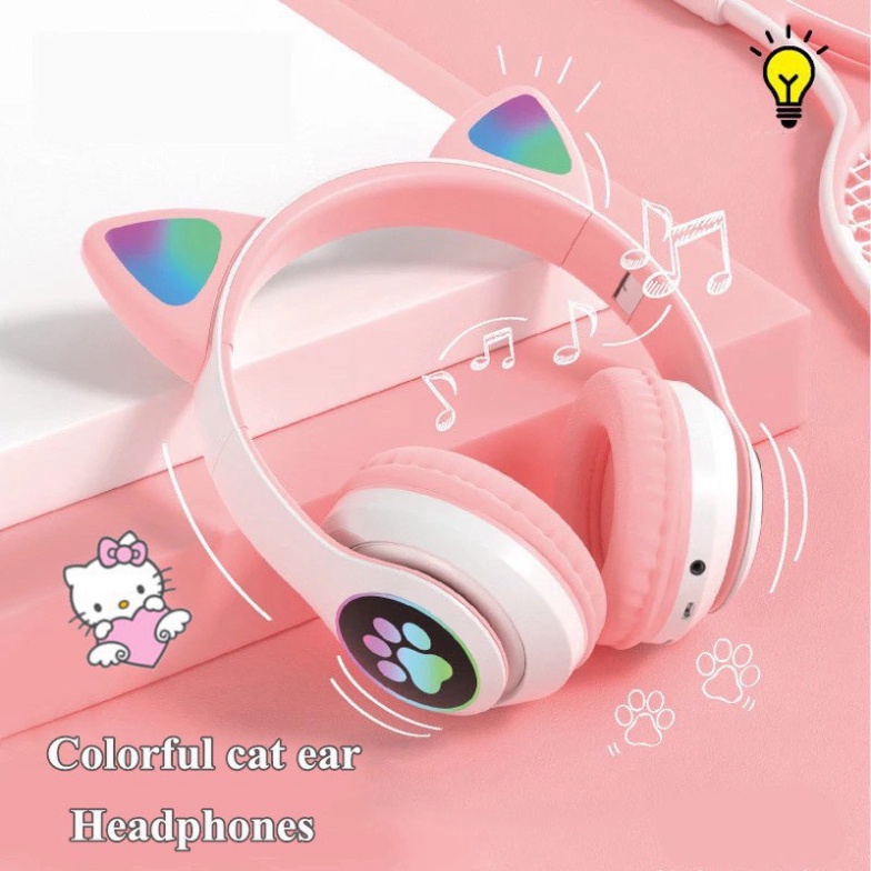 Tai nghe Mèo B39 kết nối Wfi, Pin khỏe, Dễ thương cho bạn nữ MSP 021