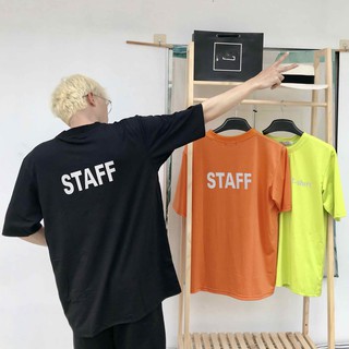 [Rẻ Vô Địch] Áo thun Stee Phản quang STAFF Trùm Unisex