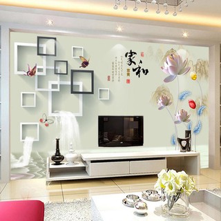 TV phông nền tường hình nền phòng khách phòng ngủ 3d hình học ba chiều  Trung Quốc hiện đại đơn giản trang trí cao cấp li | Shopee Việt Nam