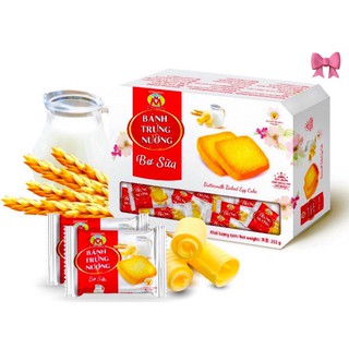 [ Lễ hộp ] MỸ NGỌC _ 252g Bánh trứng nướng BƠ SỮA - [ Holiday Packaging ] MY NGOC _ Baked egg cake with Buttermilk 252g