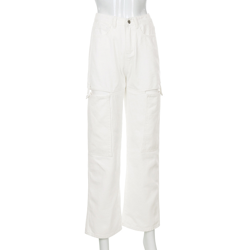 DUNEA Quần dài lưng cao có túi thời trang dành cho nữ | BigBuy360 - bigbuy360.vn