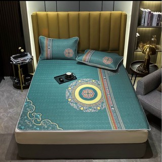 Bộ Chiếu lụa 5D kèm 2 vỏ gối, sẵn hàng đủ size