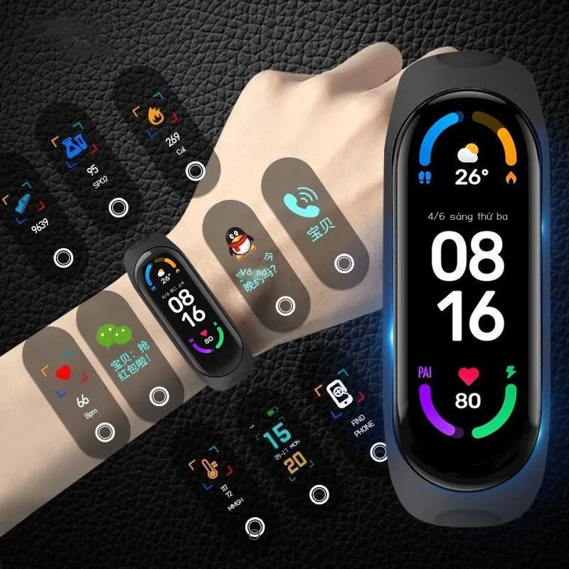 ✨Đồng Hồ Thể Thao Thông Minh Ins2022 Màn Hình Màu Bluetooth Đa Năng Báo Thức Đếm Bước Cho Học Sinh Nam Nữ