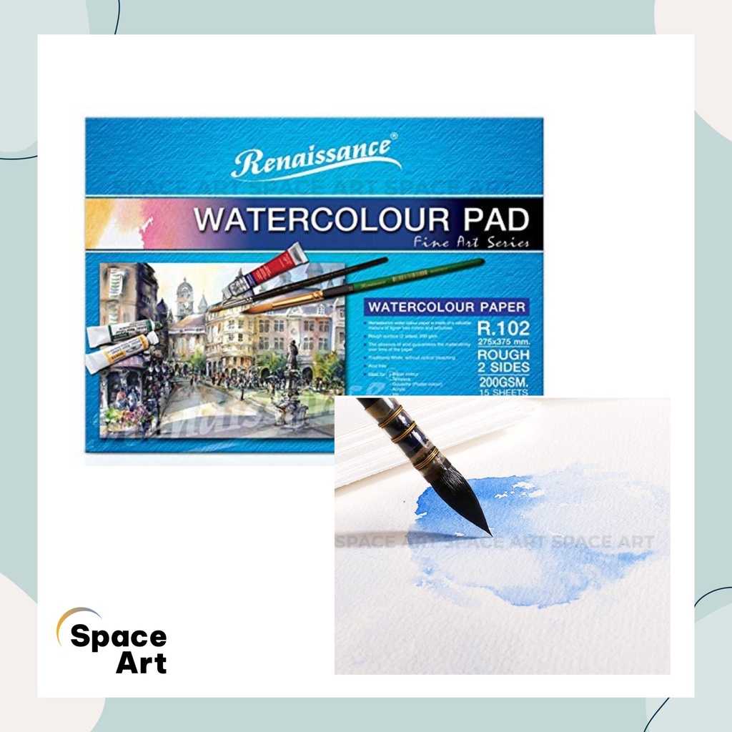 Tập Giấy Vẽ Renaissance 200gsm - WaterColour Pad 200gsm