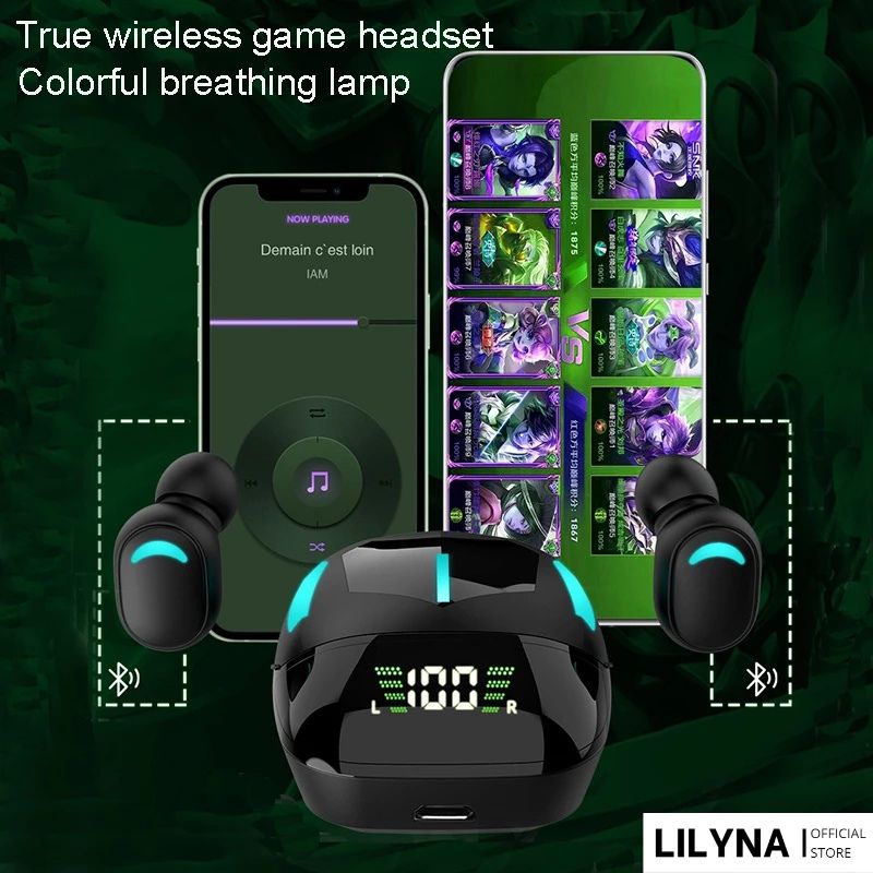 Tai Nghe Chơi Game G7S Bluetooth 5.1 Chống Ồn Chất Lượng Cao Tai Nghe Nhét Tai Không Dây