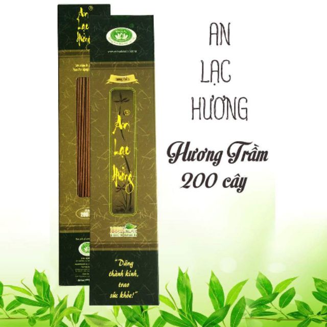 Nhang sạch thảo dược 100% - AN LẠC HƯƠNG 4 tấc