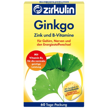 Viên uống Zirkulin Ginkgo bổ não