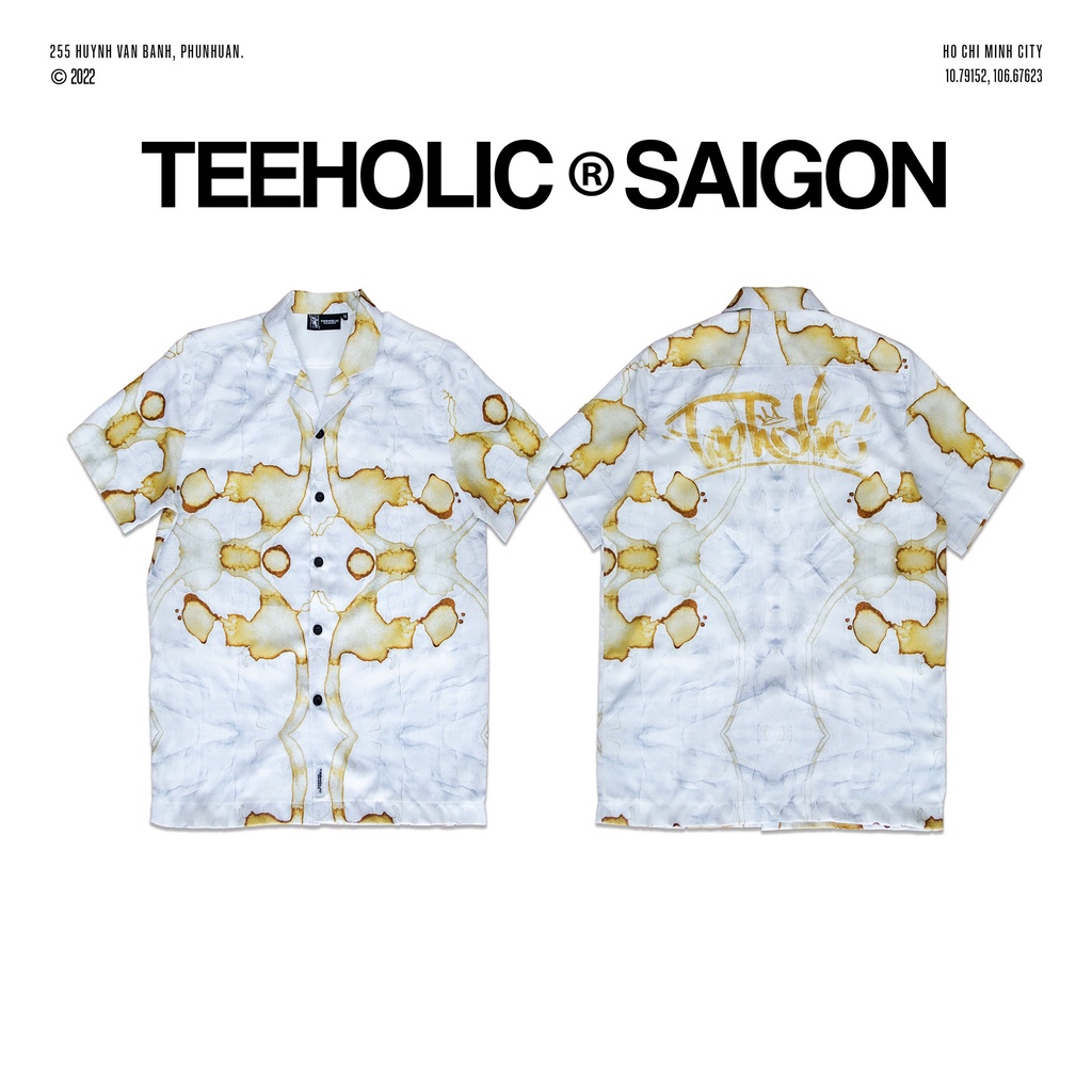 Áo Sơ Mi Unisex Họa Tiết Loang TeeHolic - THS