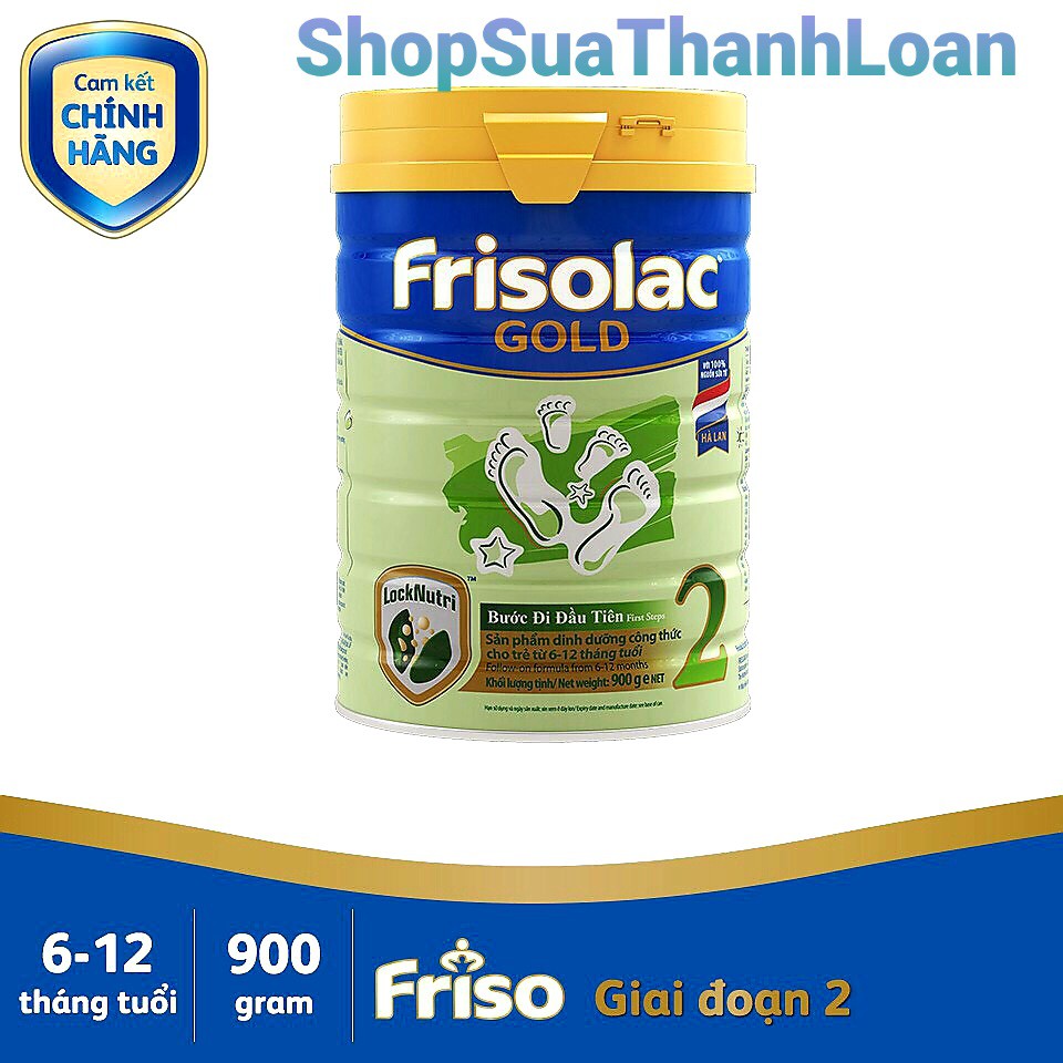 [HSD T8-2022] Sữa Bột Frisolac Gold 2 900g