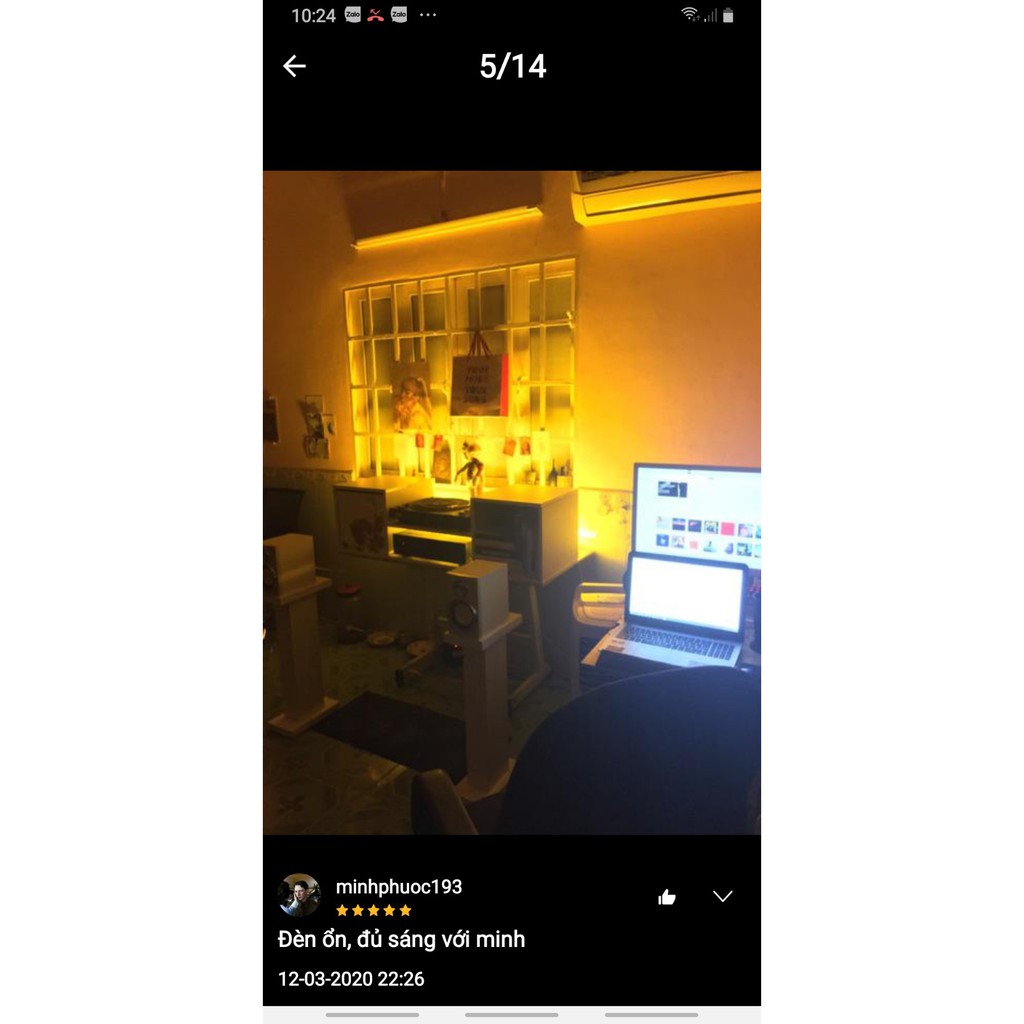 ĐÈN TUÝP LED MÀU TRANG TRÍ DÀI 1M2 18W TIẾT KIỆM ĐIỆN